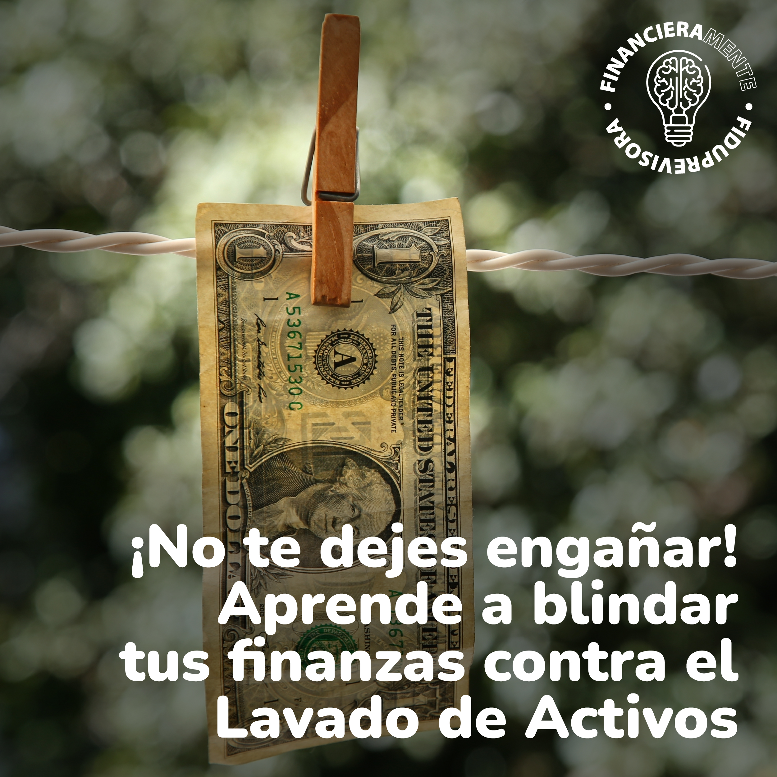 Evita ser víctima del lavado de activos. Conoce cómo proteger tus cuentas, cuidar tus datos y detectar señales de fraude financiero.