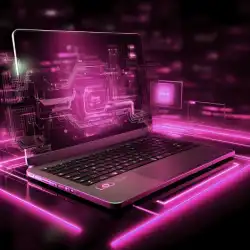 Computador portátil sobre una mesa
