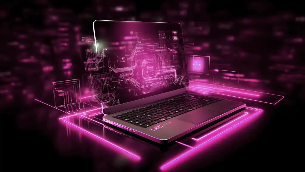 Computador portátil sobre una mesa