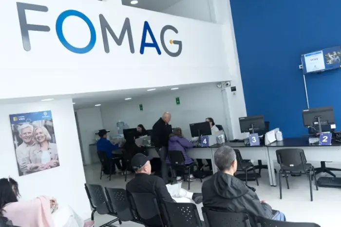 Sala de espera en el FOMAG